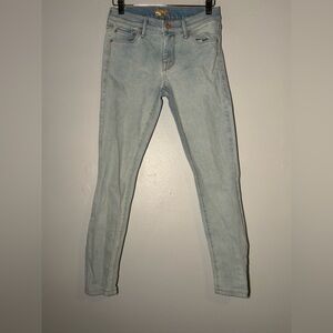 Mother The Looker Blue Skinny Jeans Can't Stop Believing size 25